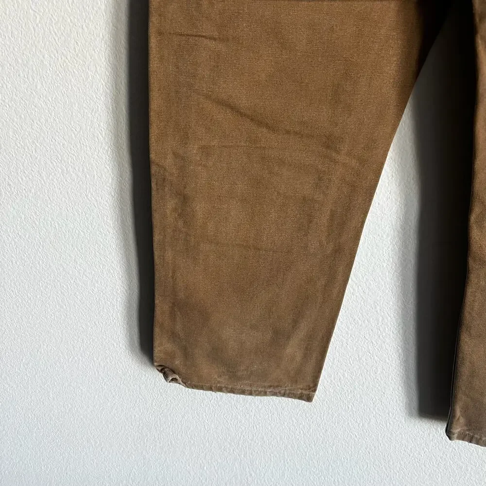 Carhartt B01 BRN brown double knee work wear carpenter pants